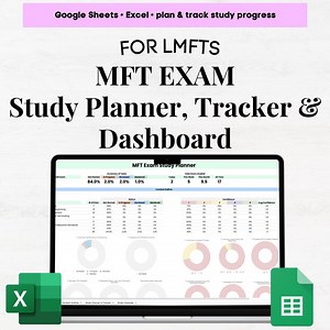 MFT Exam Prep Study Planner, LMFT Exam, Therapist Lmft, Lmft Therapist, Lmft Counselor, Lmft Tools, Lmft Template, for Lmft, Therapist Mft - Etsy
