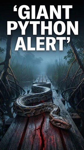 There Are GIANT Pythons Roaming Florida?! 🐍😱 #shorts #americanhistory #didyouknow #funfacts