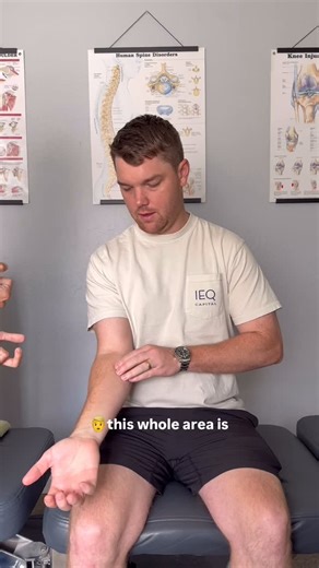 Forearm pain from long hours at your desk?  This patient came in...