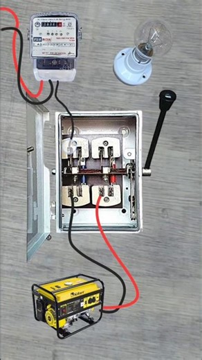 🔥 Analogue change over switch connection #diy #unnaoelectric #changeover #electrical