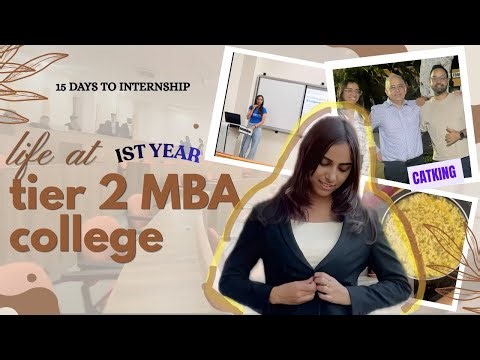 Life at a Tier 2 MBA College… 15 Days Left for Internship 😳