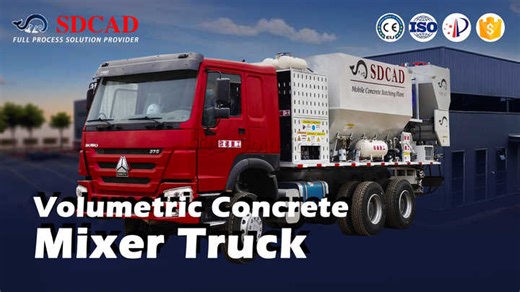 3m3 8m3 12m3 Volumetric Cement Mixer 10 Cubic Meter Concrete Mixer