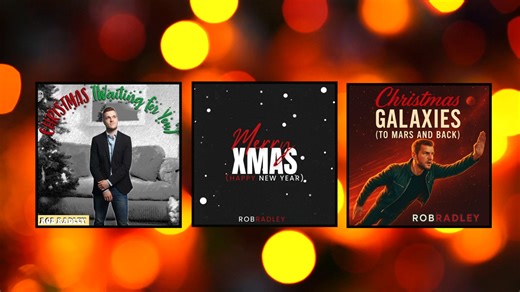 Three festive singles from Rob Radley: Christmas (Waiting for You), Merry Xmas (Happy New Year), and the brand new Christmas Galaxies (To Mars and Back) launching this Friday!  Get ready for lift-off into the Christmas spirit! | Rob Radley Music | Facebook