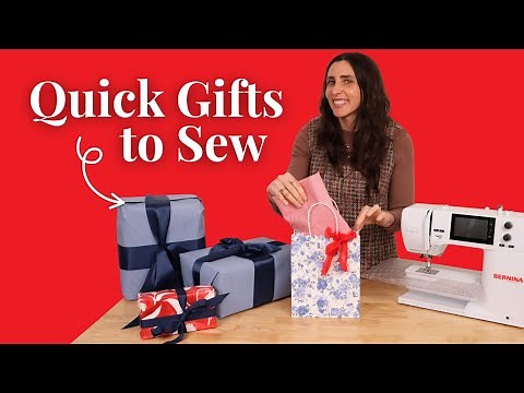 10 Easy Gifts You Can Sew This Weekend (+ FREE Pattern!)