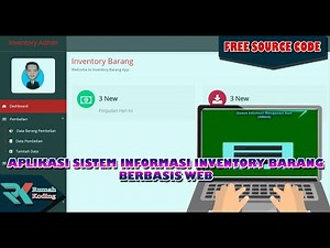 Aplikasi Sistem Informasi Inventory Barang Berbasis Web || Free Source Code