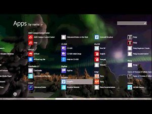 Windows 8.1 Back to the basics Access to all apps and programs installed
