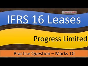 PQ Q&A Progress Limited | IFRS 16 (FR079)
