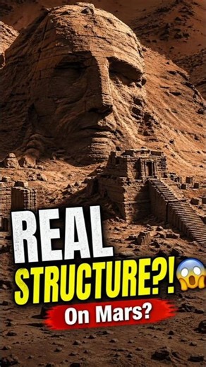 Strange Structures on Mars? 😳 #Mars #MarsMystery #SpaceFacts