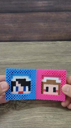 [Chiropino] Perler Beads Crafts #shorts #Chiropino #Chiroru #Pino #PerlerBeads #PerlerBeads #Craf...