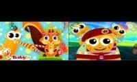 Mix of 2 videos from youtube : 2 babyhood babytv intros