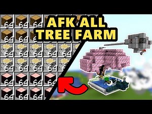 Automatic Tree Farm for Minecraft 26.1.2+ | AFK & Hardcore Tutorial for All Trees