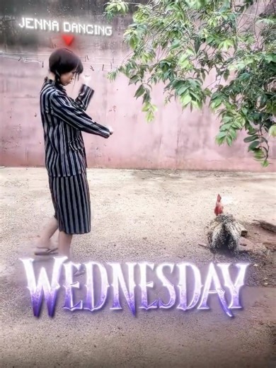 Jenna dancing vs Enid dancing 😍❤️ #wandinha #wednesday #edits