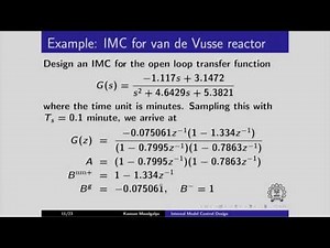 CL692 2x S127 Internal Model Control Design IIT Bombay