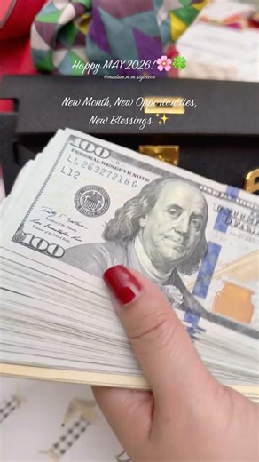 Happy MAY 2026! 🌸🍀New Month, New Opportunities, New Blessings✨#WhatFits#HermesKelly #Hermes #money