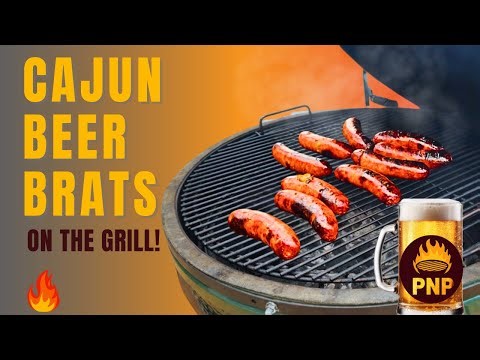 Cajun Beer Brats on the Grill | Easy Game Day Recipe