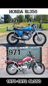 101K views · 1K reactions | 1970-1972 HONDA SL350 | Classic motorcycle | Facebook
