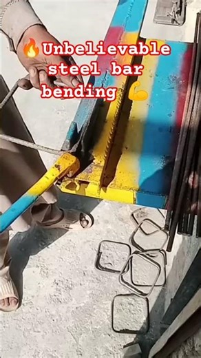 💪Unbelievable Steel Bar Bending | Super Human Strength Demo🔥