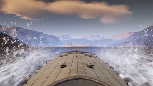 Two motorboats charged a heavy cruiser - and ripped it open