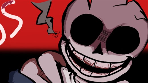 【undertale au/insanity sans/吸色开枪】*你死定了