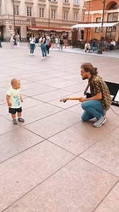 93K views · 2.1K reactions | Kid Reacts to SpongeBob Song with Street Performer at Warsaw, Poland | Khánh Jenny | Facebook