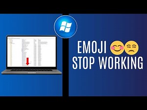 How To Fix Emoji Panel Keyboard Not Working In Windows 10/11 - 2025 Method