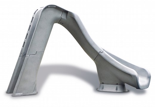 SR Smith Typhoon Pool Slide | Right Curve | Gray Granite | 670-209-58124