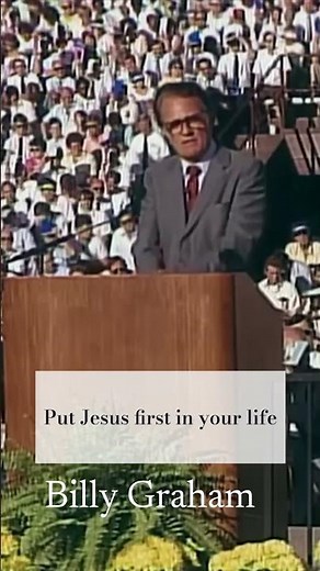 One of the Best Sermons — Billy Graham
