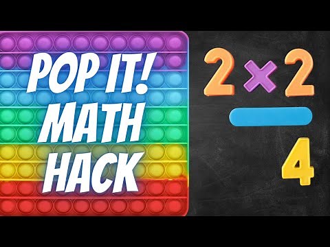 Pop It! Math Hack To Learn Multiplication Times Tables- How to Remember Multiplication Facts