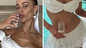 ‘What the hell?’: Bride’s G-string flash shocks