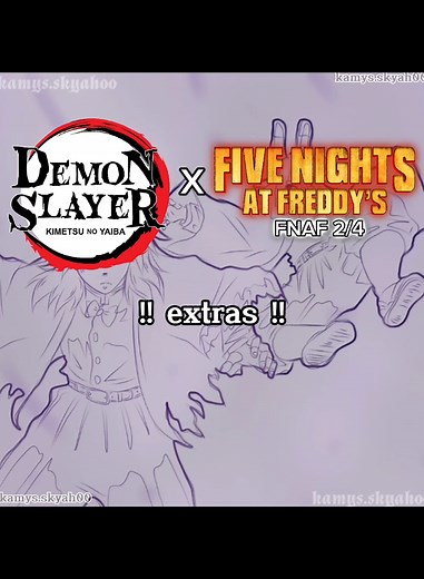 FNAF and Demon Slayer Crossover Designs Explored