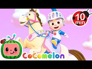 JJ's Magical Pink Pony Club 🦄 CoComelon 🍉 Sensory Play Nursery Rhymes