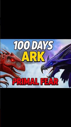 I Spent 100 Days in Primal Fear Ark... Here's What Happened #ark #arkprimalfear #shorts
