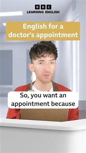 English for a doctor’s appointment #english #shorts