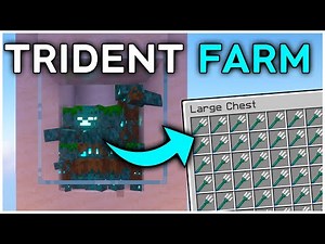 The BEST Trident Farm in Minecraft Java 1.21 (Tutorial)
