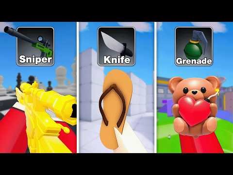 Winning with BEST SKIN for EVERY WEAPON in Rivals!