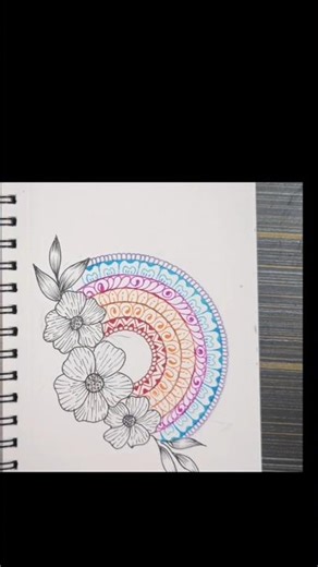 Mandala Art for Beginners 🌸✨ | step by step 😍#shorts