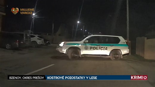 Prechádzka 17-ročného mladíka so psom do lesa skončila zásahom polície. V tráve nad Bzenovom si totiž všimol ľudskú lebku. | Vladimír Jurek TV JOJ