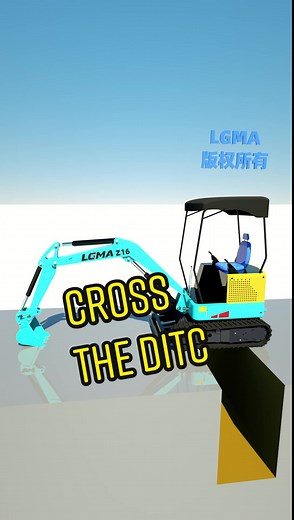 Mini Excavator for Construction Work