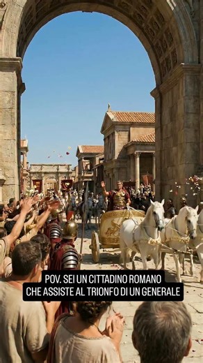 Scripta Manent on Instagram: "POV. Sei un cittadino romano che assiste al trionfo di un generale"