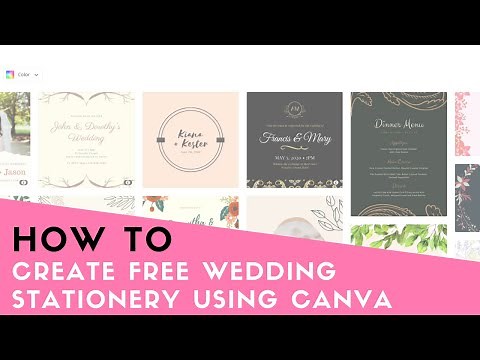 How To Create Free Wedding Stationery Using Canva // Easy DIY Wedding Ideas