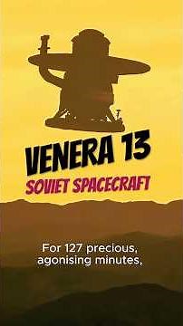 The Only Photos Ever Taken on Hell | Venera 13 Soviet spacecraft in Venus