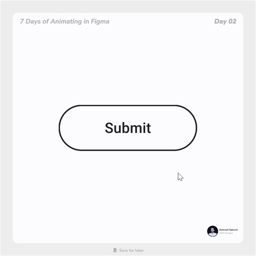 Hover Button Animation in Figma