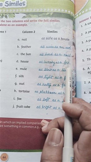 Class 3Gk more similes lesson 43
