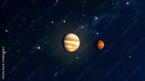 The sight of Venus and Mars side by side a testament to the diversity and wonder of our neighboring planets.