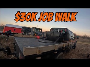 Walking a $30,000 Excavation Job and Finishing a Job With Our Skid Steer