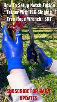 How To Setup Notch Fusion Tether With ISC Singing Tree Rope Wrench- Best SRT System- #shorts