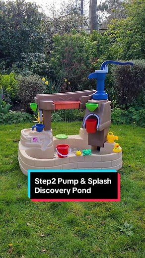 Splash into sensory playtime with the Step2 Pump & Splash Discovery Pond. 💦 ☀️ 😎 Product code: 203281 #smythstoys #summer #outdoor #toytok #demo #outdoorplay #summerfun #sensoryplayideas #sensoryplayforkids #fyp #sun #funinthesun
