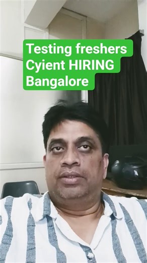 Test Engineer Job in Cyient | Bangalore | Manual & Automation Testing