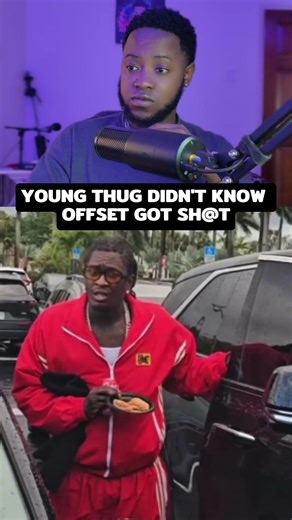 WTF! YOUNG THUG SAID HE NEVER HEARD ABOUT OFFSET GETTING SH@T