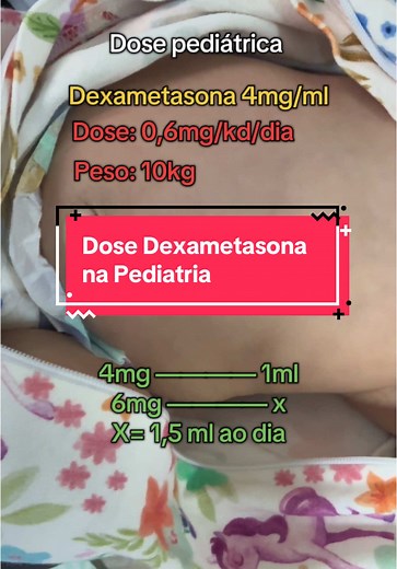 Dose de Dexametasona na Pediatria: Guia Rápido